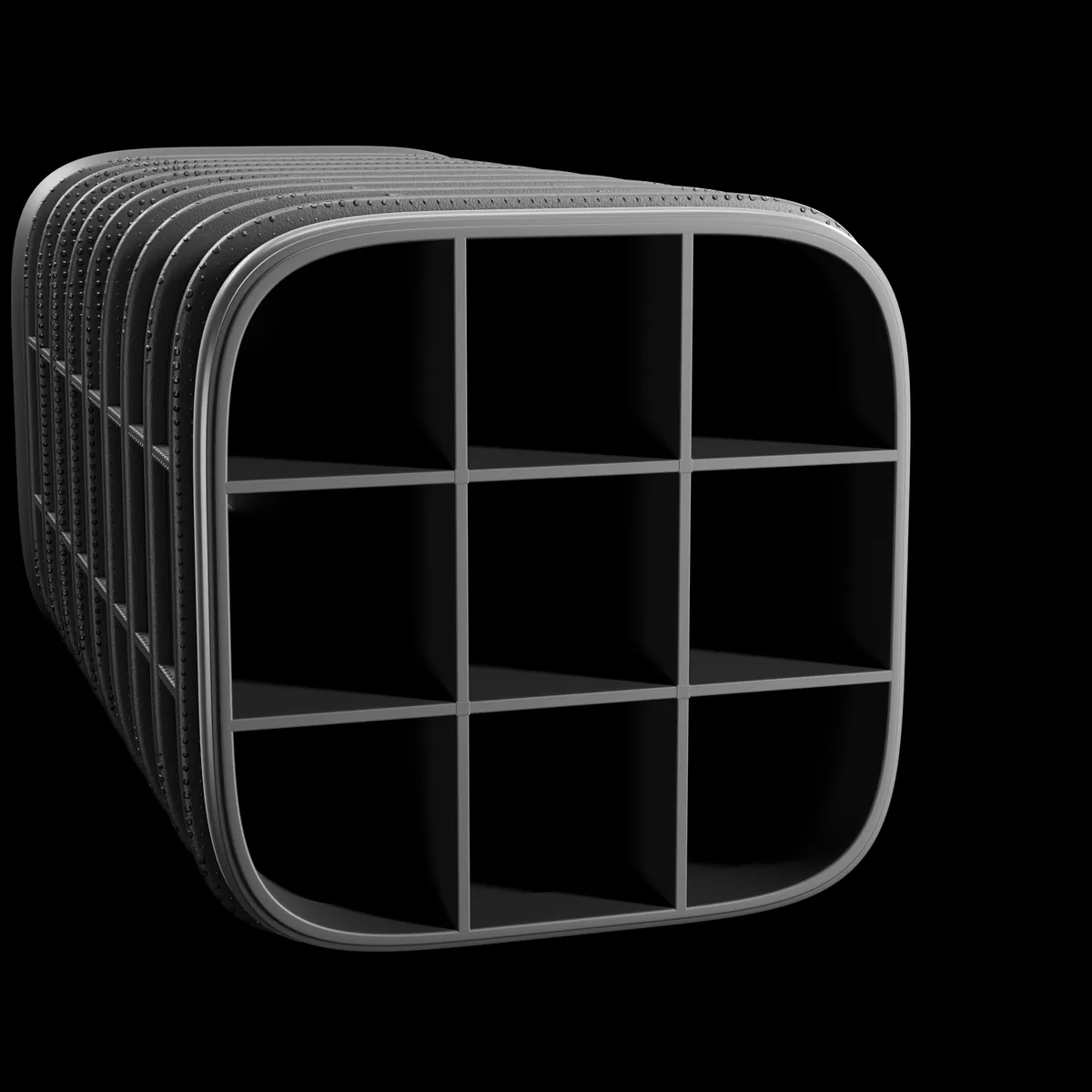 Čelo komory CAVO s kanály 3×3