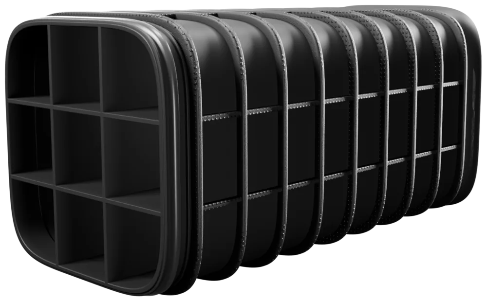 CAVO 3×3 cable chamber, 3D render
